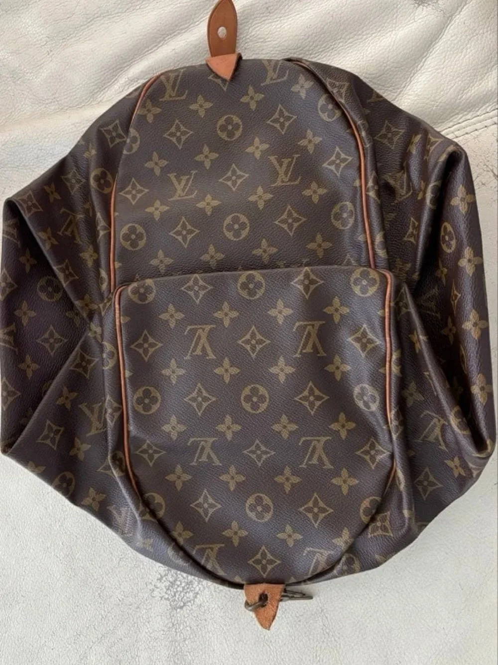 Louis Vuitton Monogram Canvas Duffel with Natural Vachetta Trim